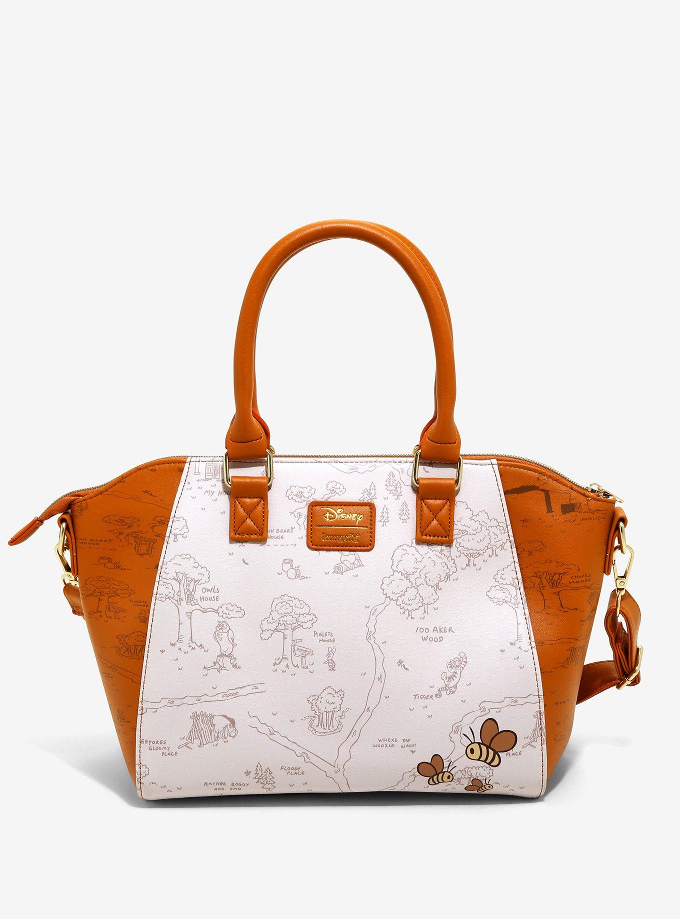 Loungefly Disney Winnie The Pooh Hundred Acre Wood Satchel Bag, , alternate