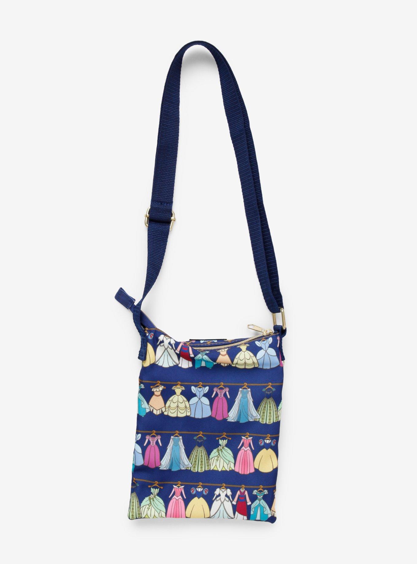 Loungefly Disney Princess Dress Closet Passport Crossbody Bag, , alternate