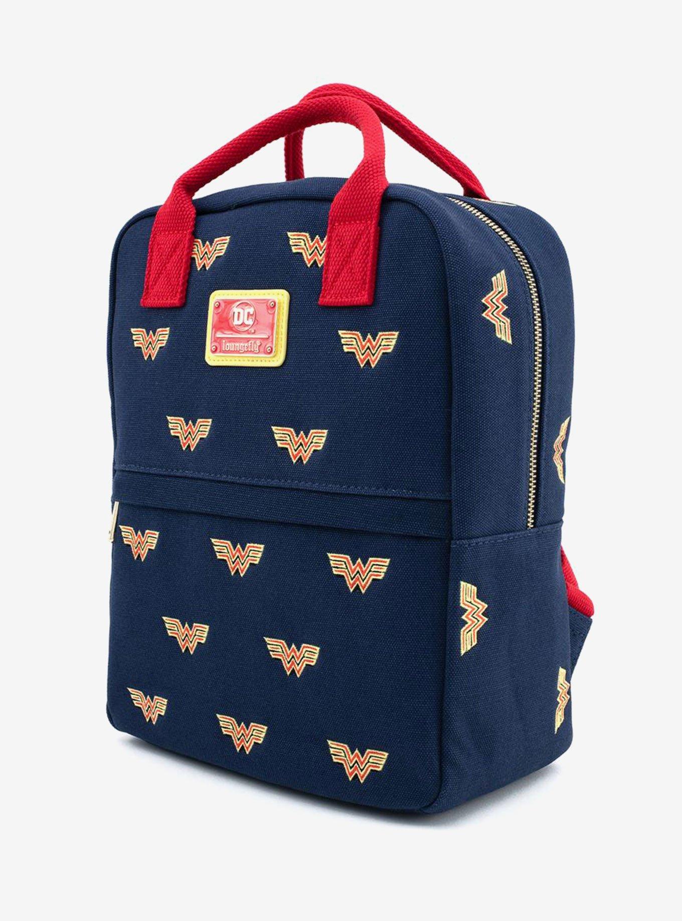 Loungefly DC Comics Wonder Woman Logo Mini Backpack, , alternate