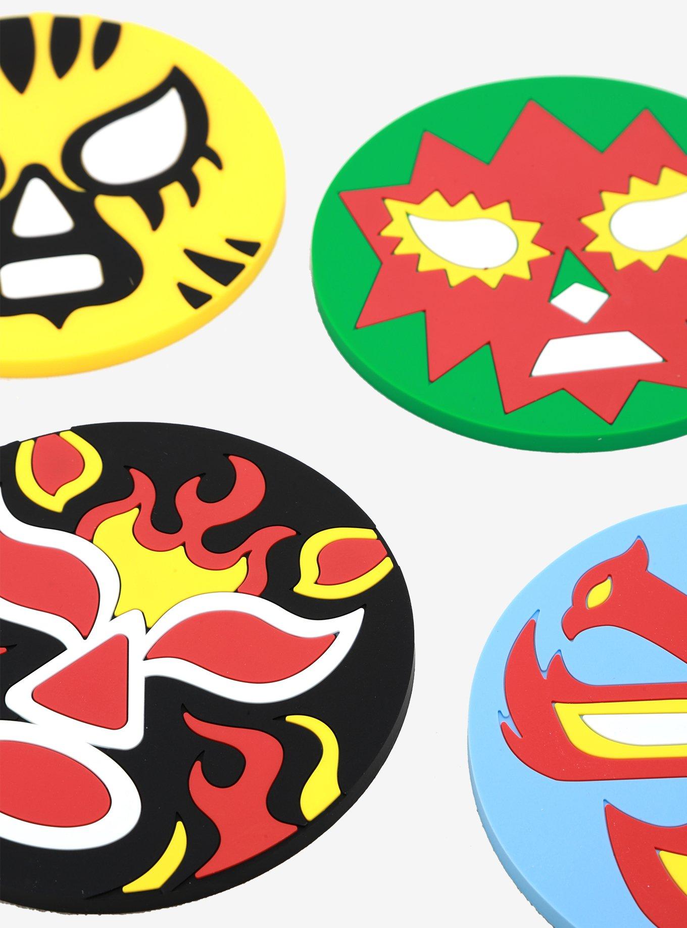 Lucha Libre Coaster Set, , alternate