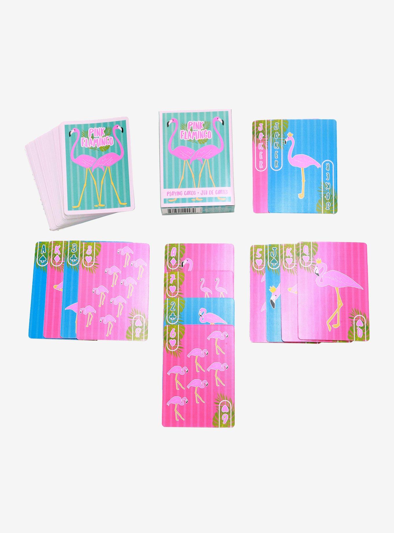 Pink Flamingo Playing Cards, , alternate