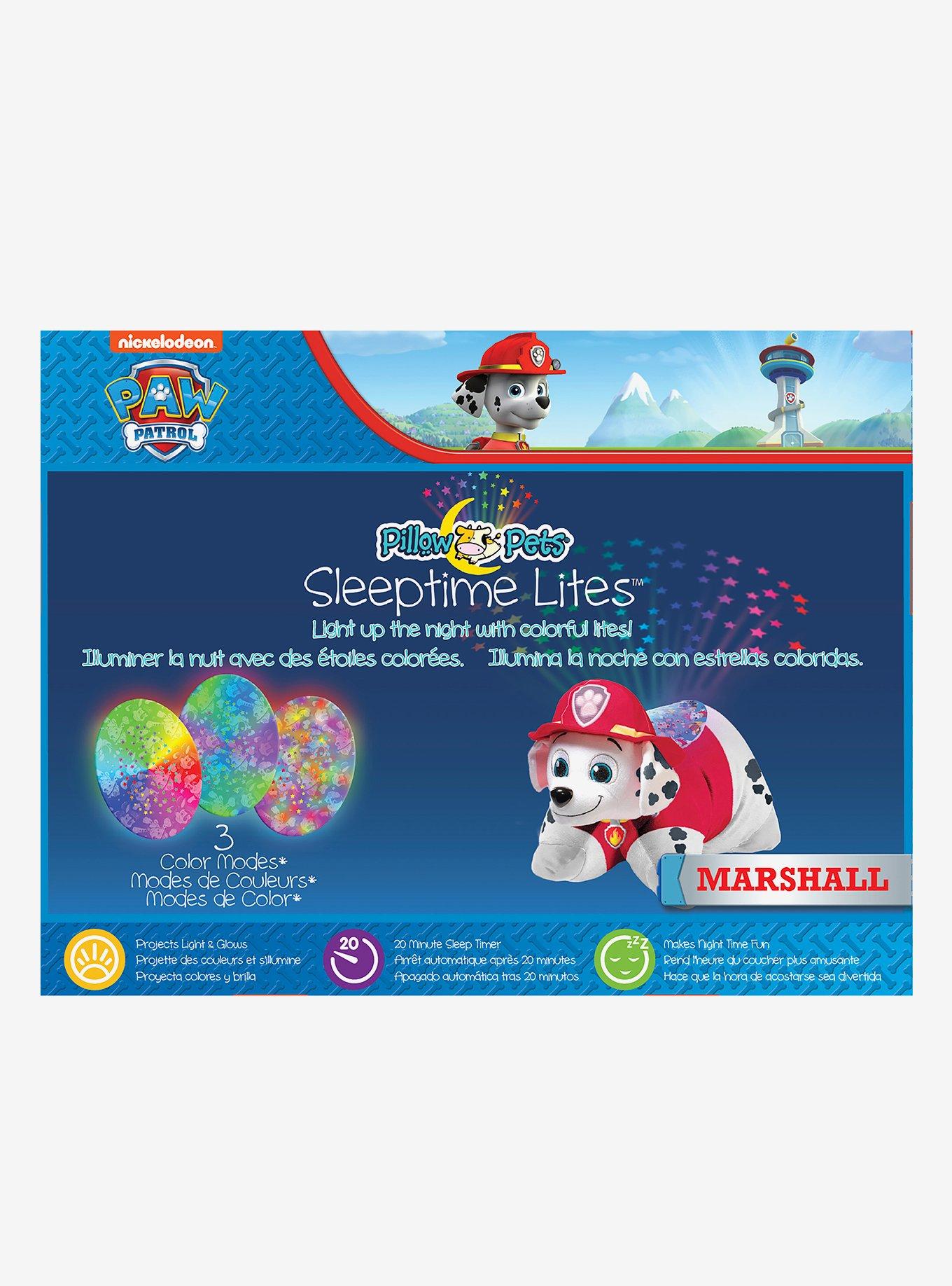 Nickelodeon Paw Patrol Marshall Sleeptime Lites Pillow Pets Plush Toy, , alternate