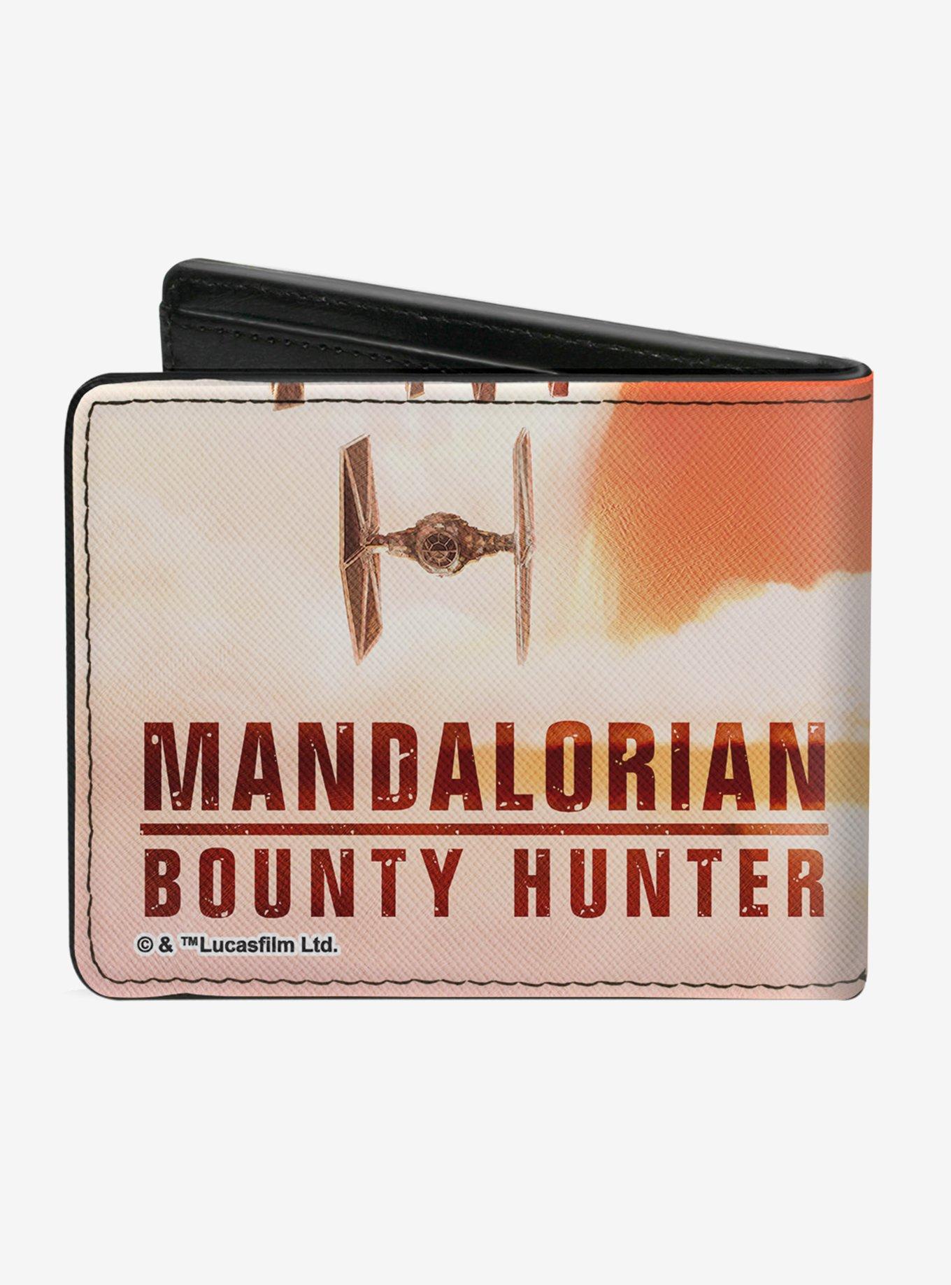 Star Wars The Mandalorian Bounty Hunter TIE Fighter Bifold Wallet, , alternate
