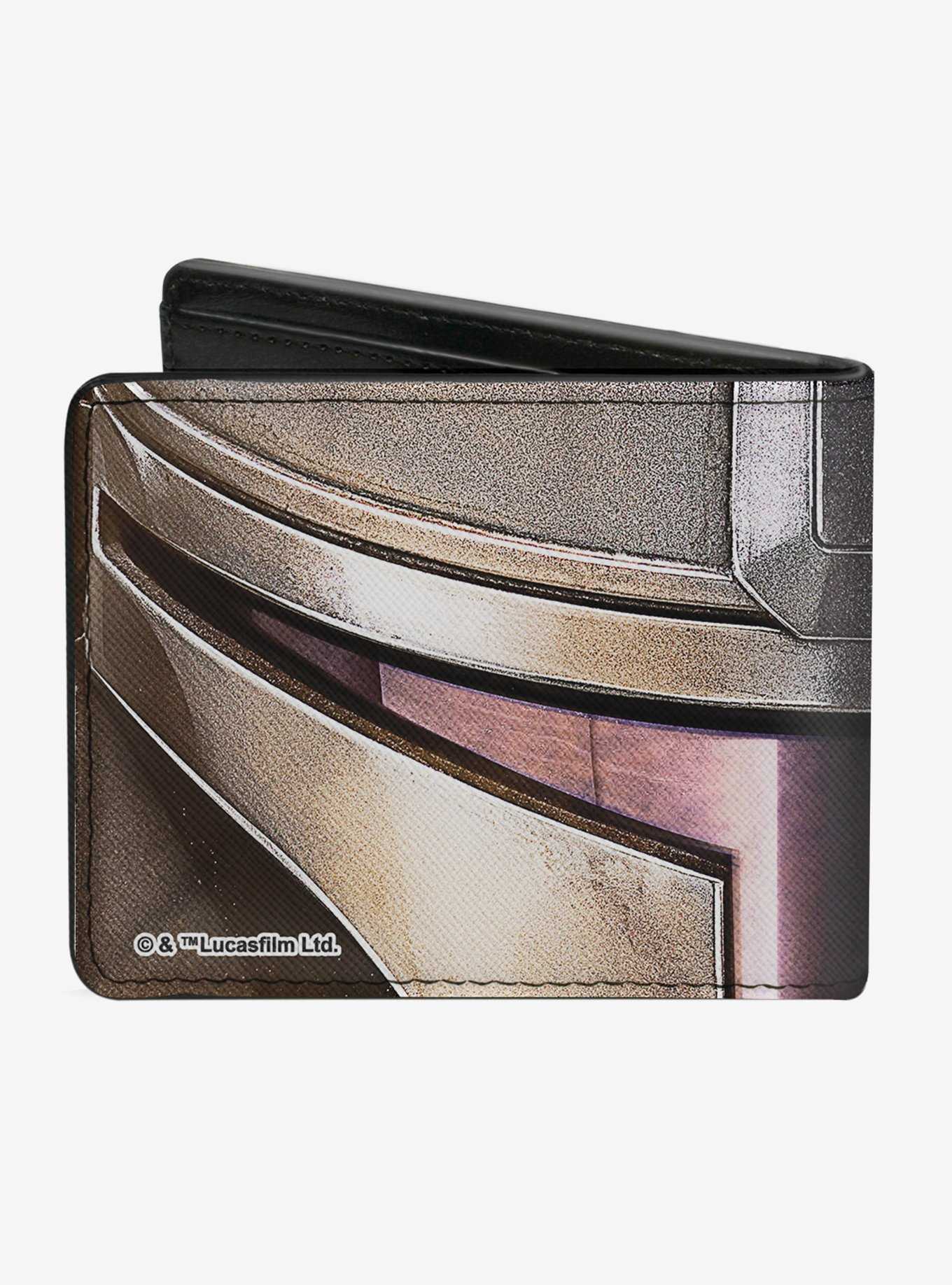 Star Wars The Mandalorian Face Close Up Bi-fold Wallet, , hi-res