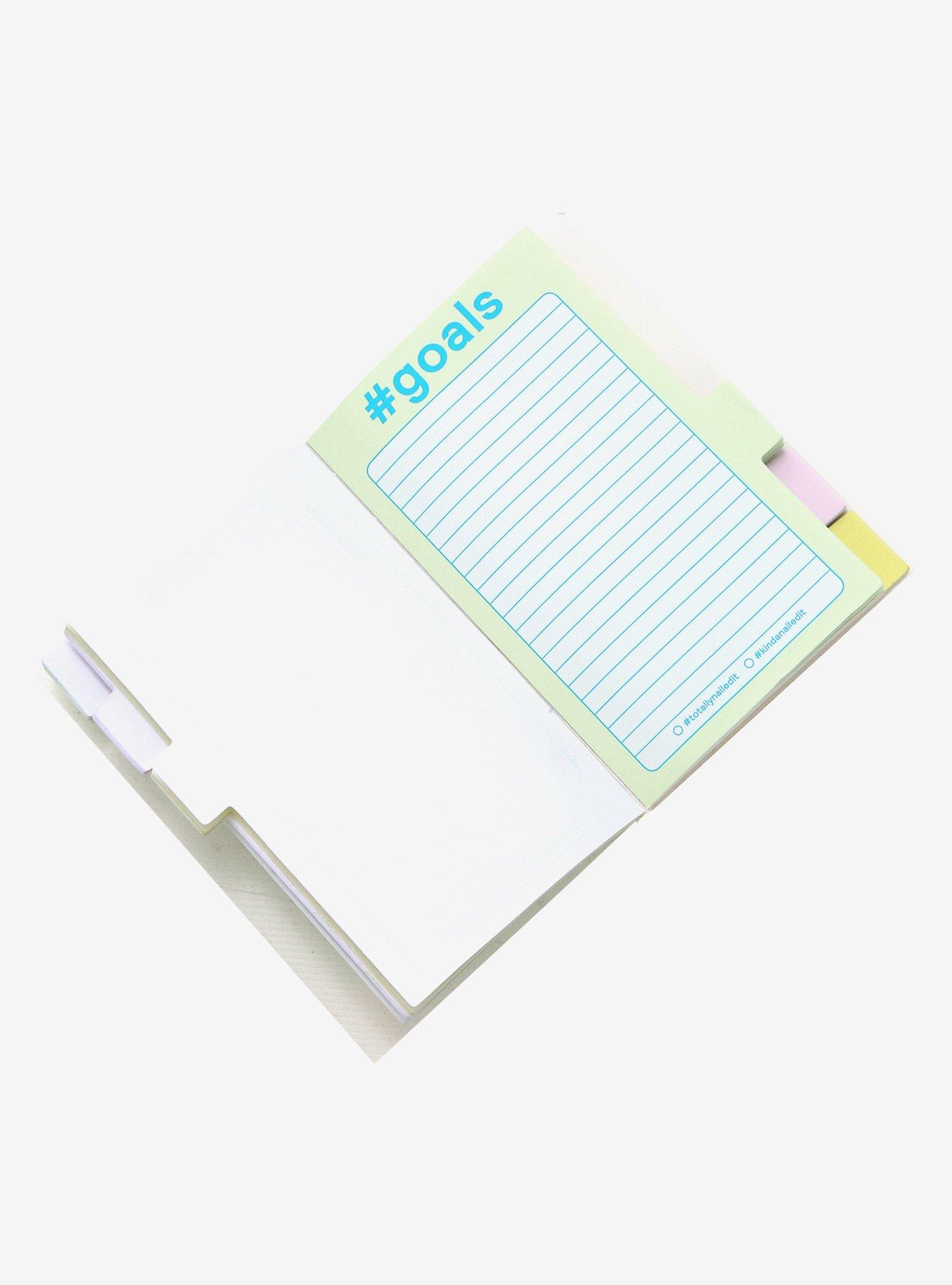 Goals Tabbed Sticky Notes, , alternate