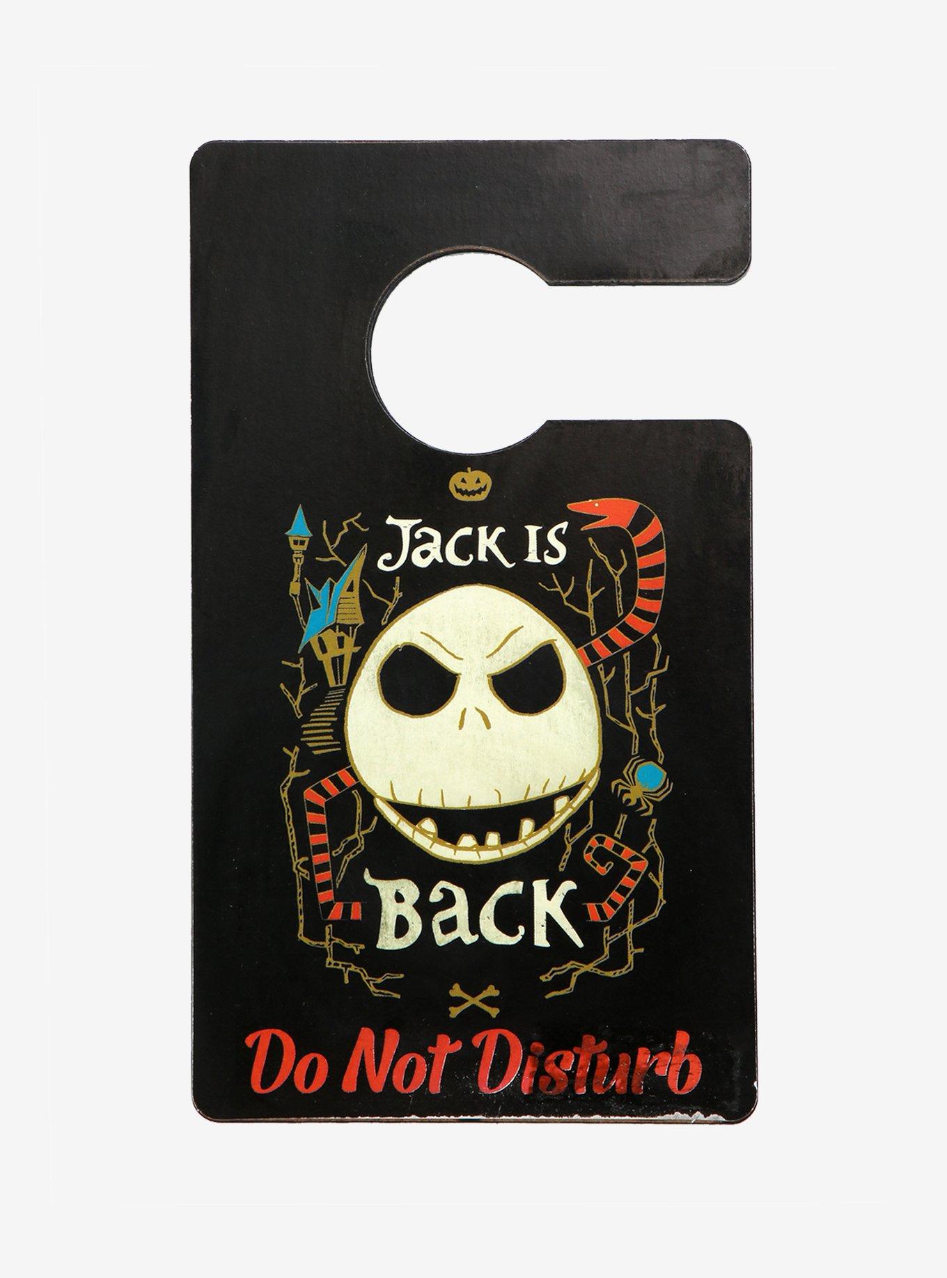The Nightmare Before Christmas Jack Skellington Wood Door Hanger, , alternate