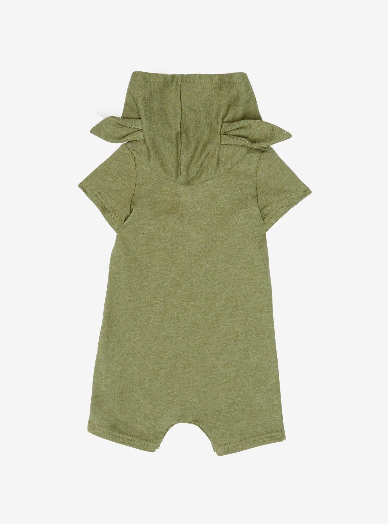 Star Wars Yoda Ears Infant One-Piece - BoxLunch Exclusive, BLACK, alternate