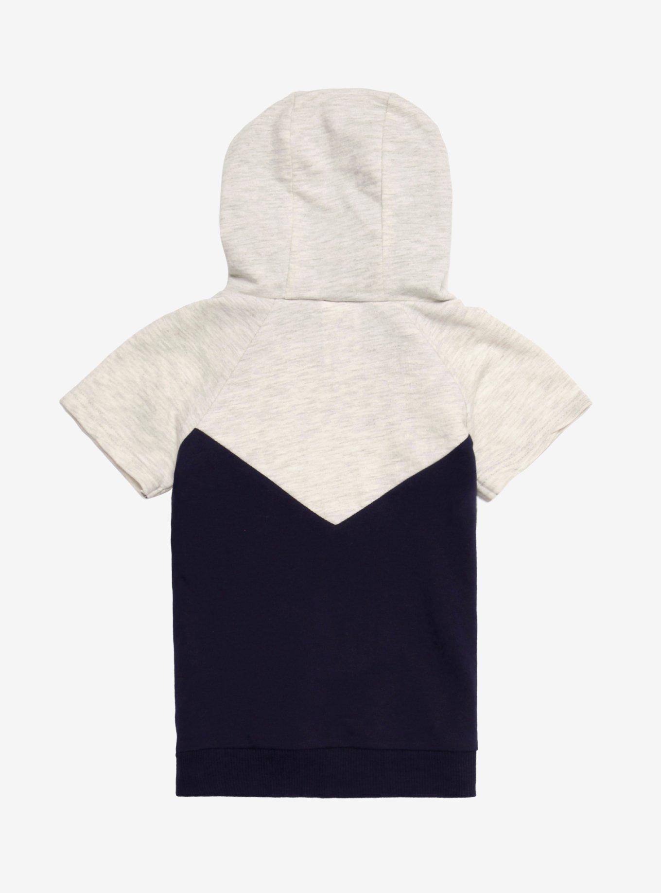 DC Comics Wonder Woman Toddler Short Sleeve Hoodie - BoxLunch Exclusive, BLUE, alternate