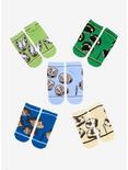 Avatar: The Last Airbender Characters Allover Print Crew Sock Set - BoxLunch Exclusive, , alternate