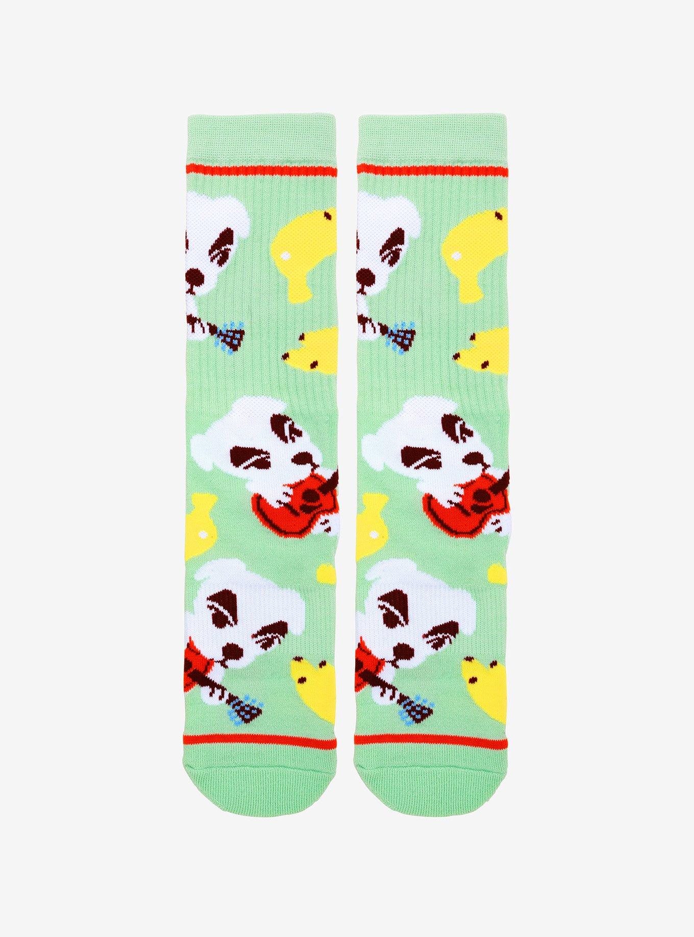 Nintendo Animal Crossing K.K. Slider Banana Crew Socks - BoxLunch Exclusive, , alternate