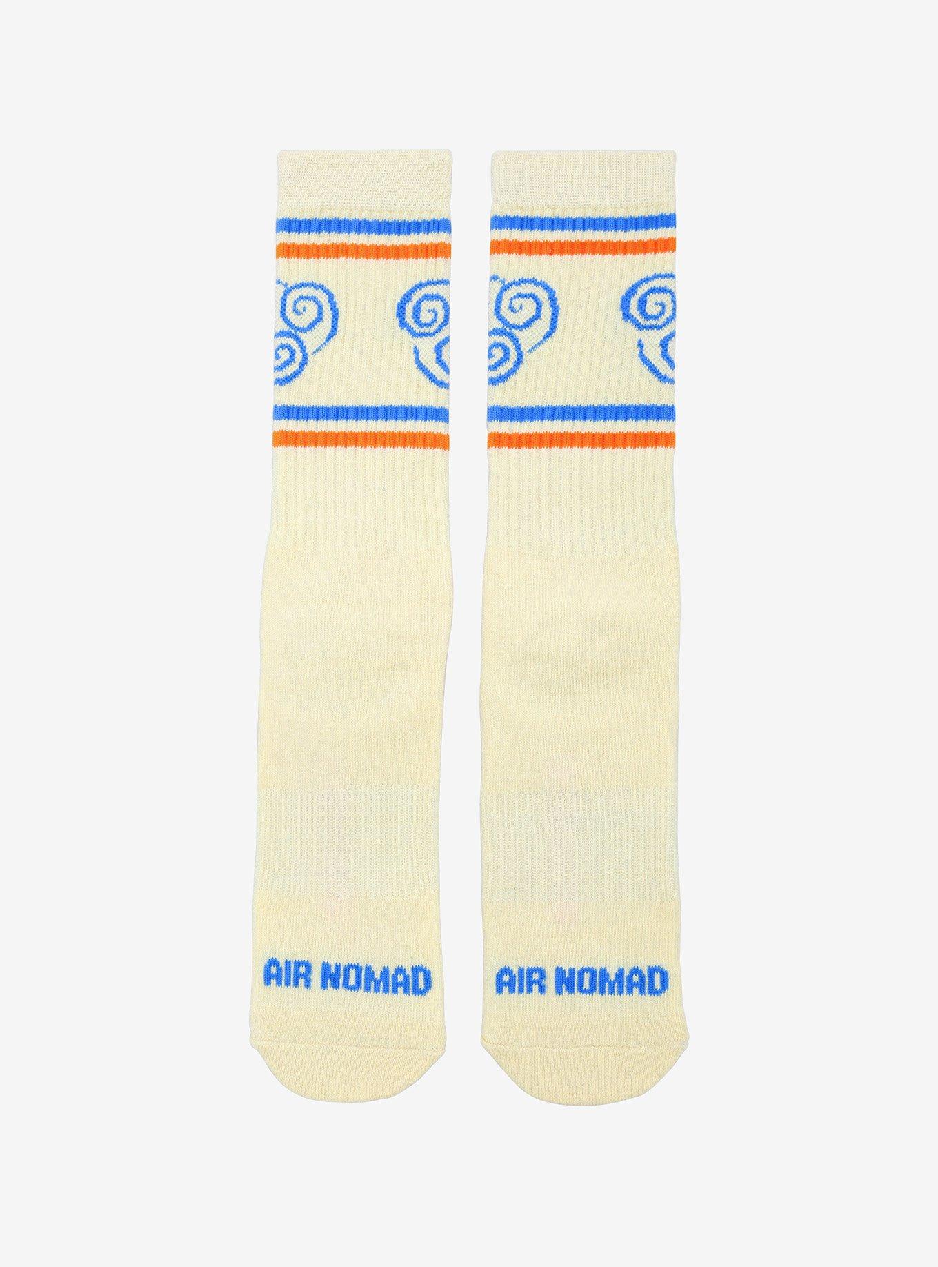 Avatar: The Last Airbender Air Nomad Crew Socks - BoxLunch Exclusive, , alternate