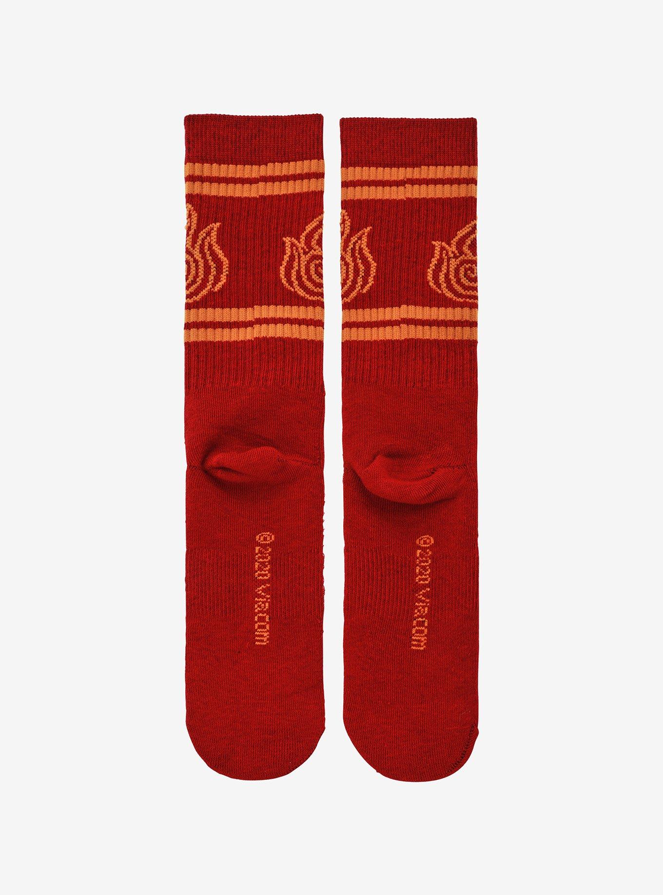 Avatar: The Last Airbender Fire Nation Crew Socks - BoxLunch Exclusive, , alternate