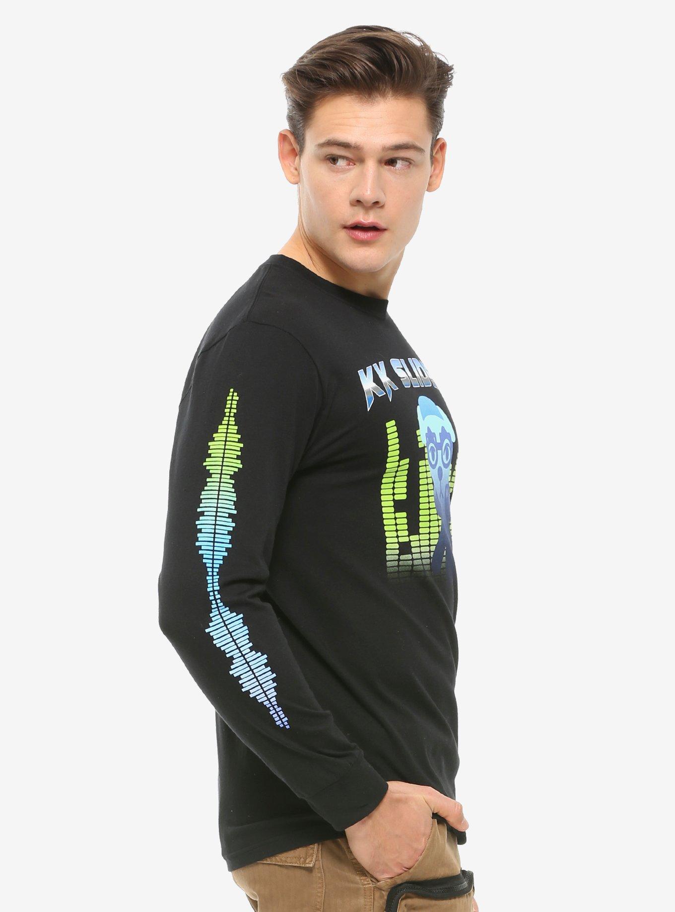 Nintendo Animal Crossing DJ K.K. Slider Long Sleeve T-Shirt - BoxLunch Exclusive, BLACK, alternate