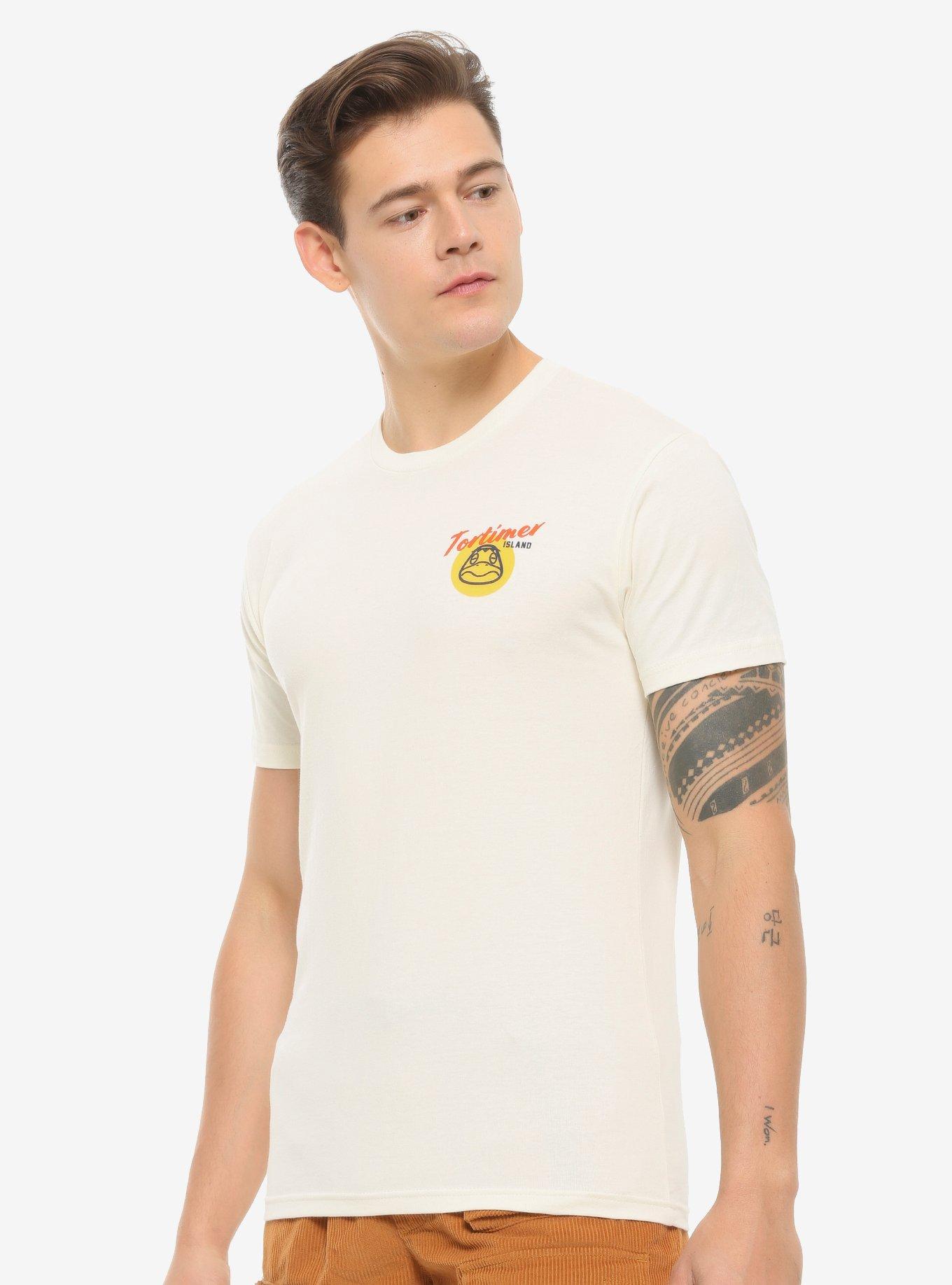 Animal Crossing Tortimer Island T-Shirt - BoxLunch Exclusive, WHITE, alternate
