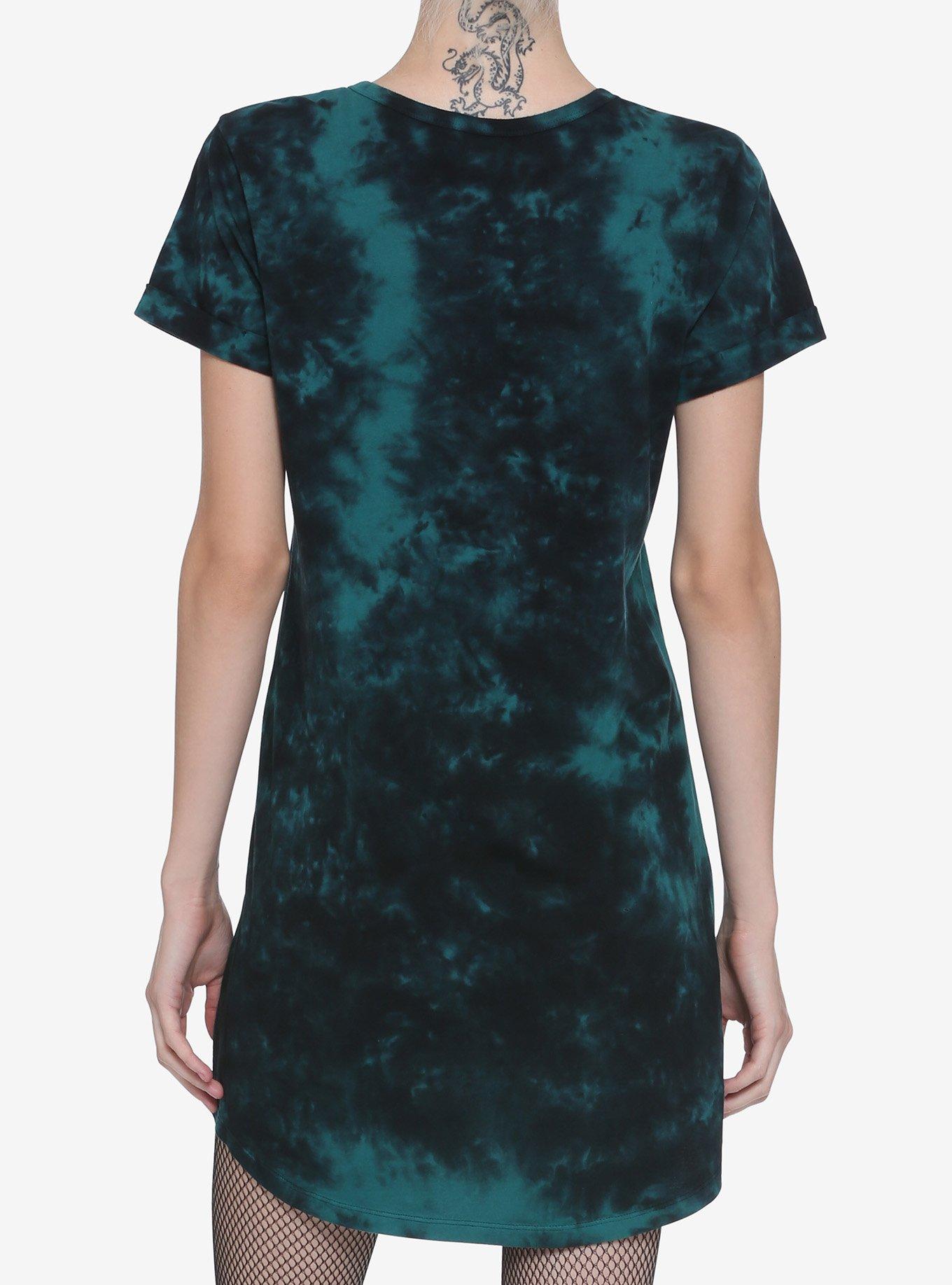 Friday The 13th Many Moods Of Jason Tie-Dye T-Shirt Dress, TIE DYE, alternate