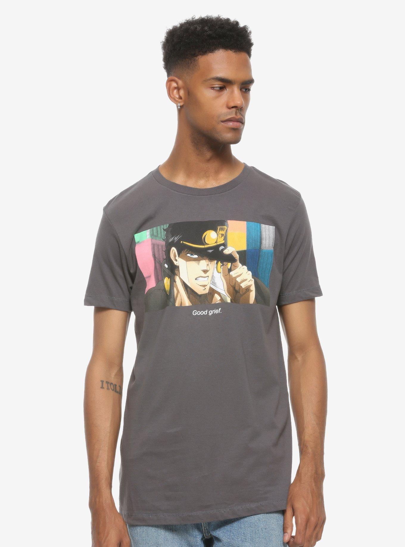 Jojo's Bizarre Adventure: The Animation Good Grief T-Shirt, GREY, alternate