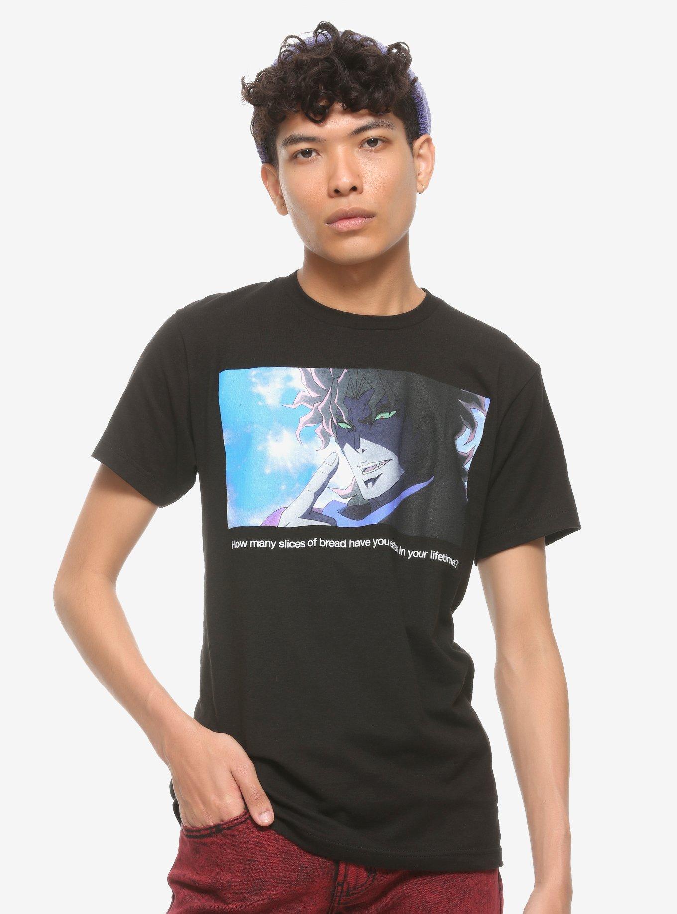 JoJo's Bizarre Adventure: The Animation Slices Of Bread T-Shirt, BLACK, alternate