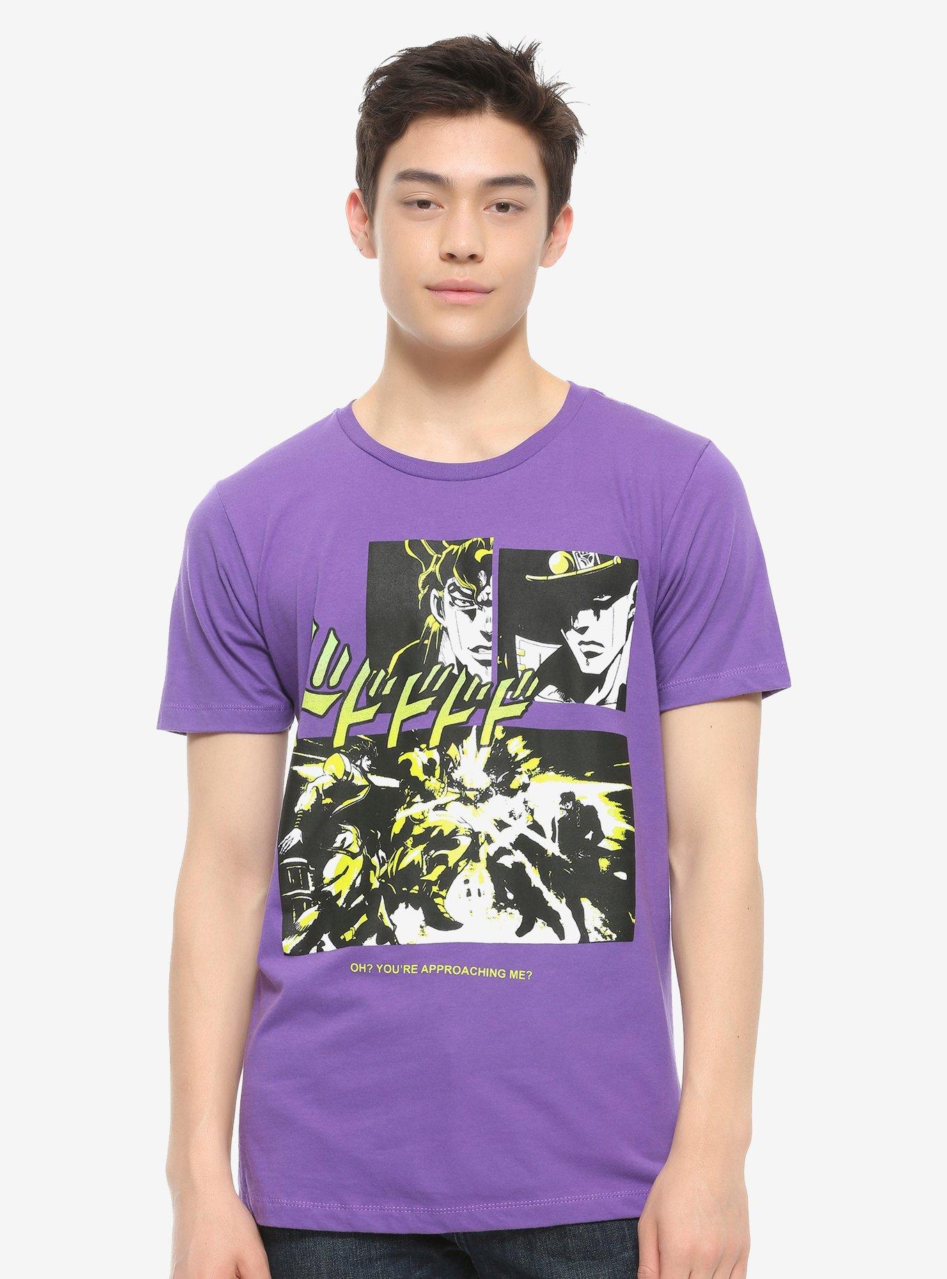 JoJo's Bizarre Adventure: The Animation Approaching T-Shirt, PURPLE, alternate