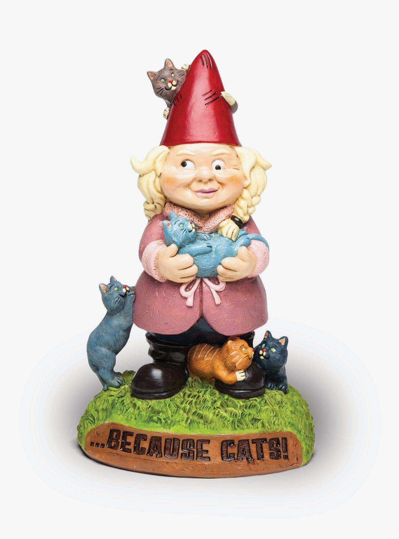 Crazy Cat Lady Garden Gnomes, , alternate