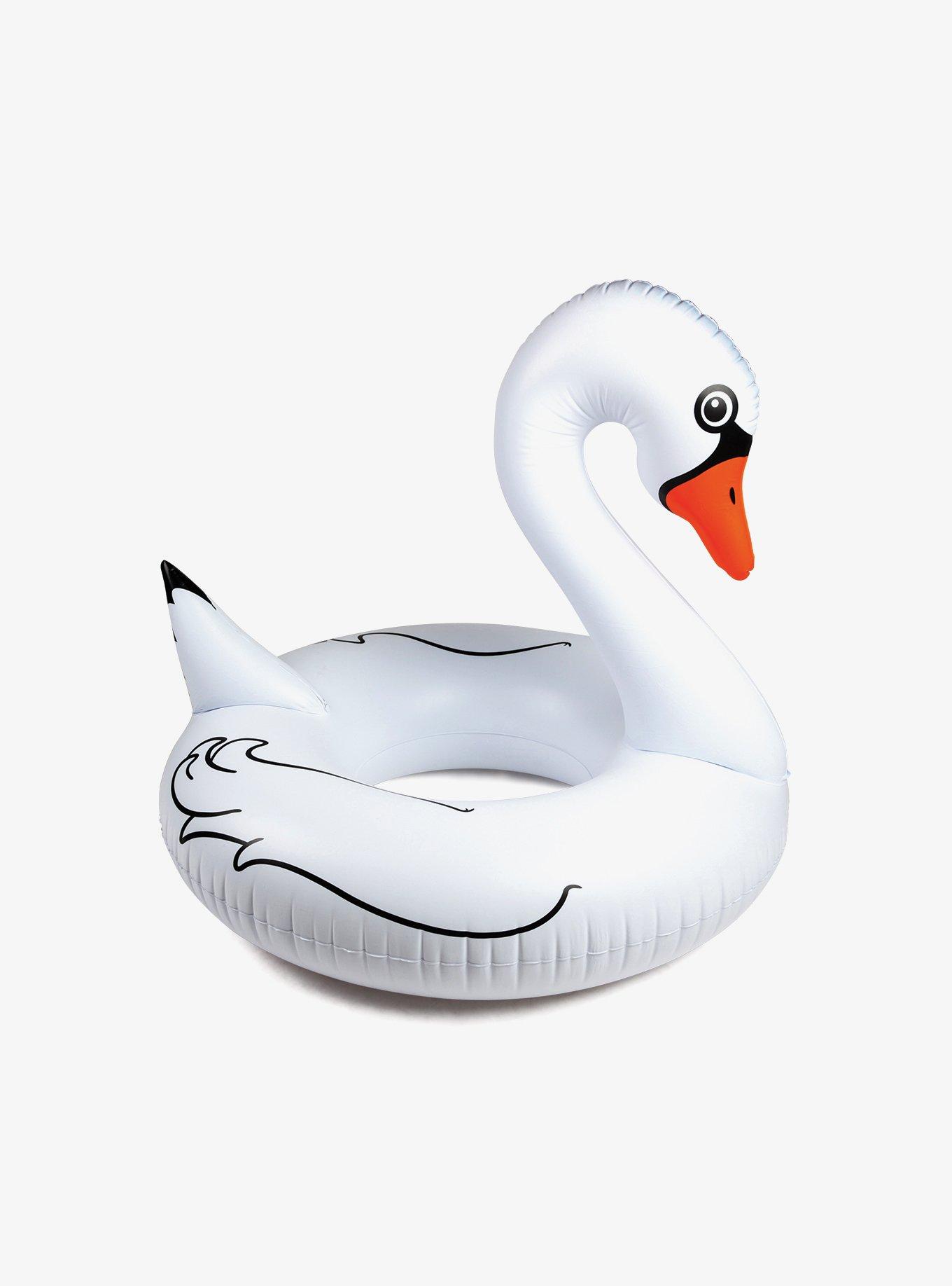 Giant White Swan Pool Float, , alternate