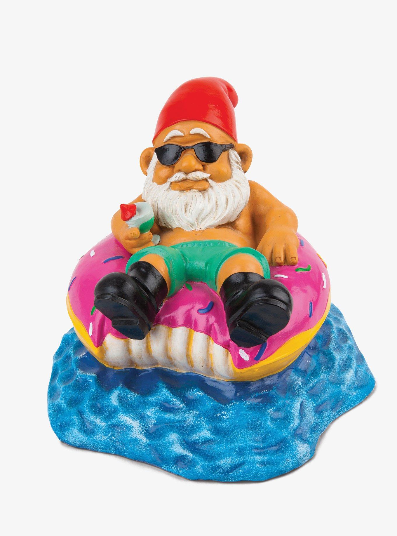 The Donut Worry Be Happy Garden Gnome, , alternate