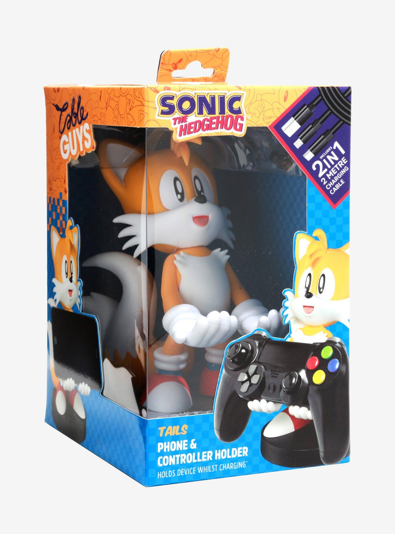 Sonic The Hedgehog: Tails 8 inch Cable Guy Phone and Controller Holder -  Merchoid