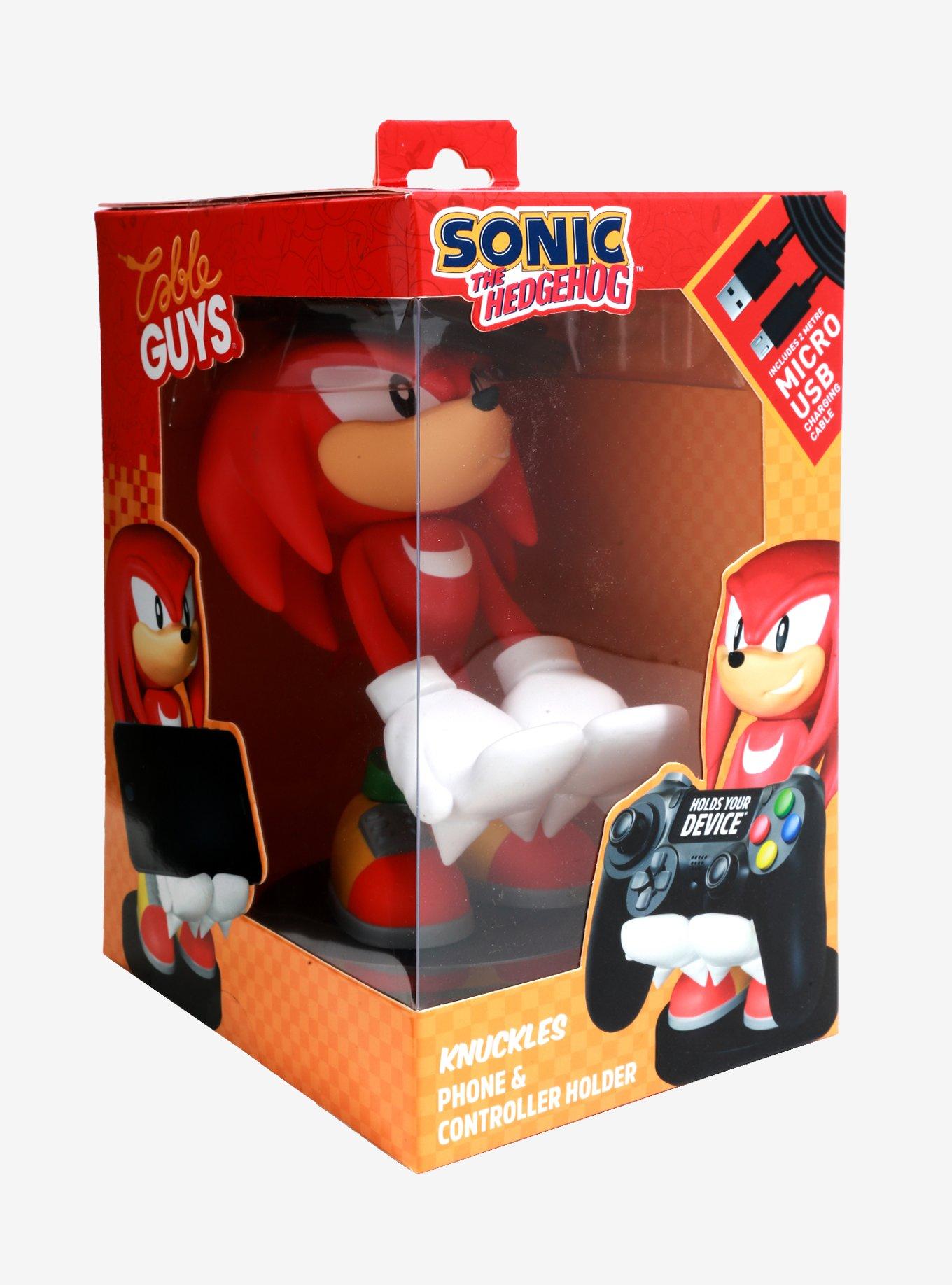 Exquisite Gaming Sonic The Hedgehog Cable Guys Knuckles Phone & Controller Holder, , alternate