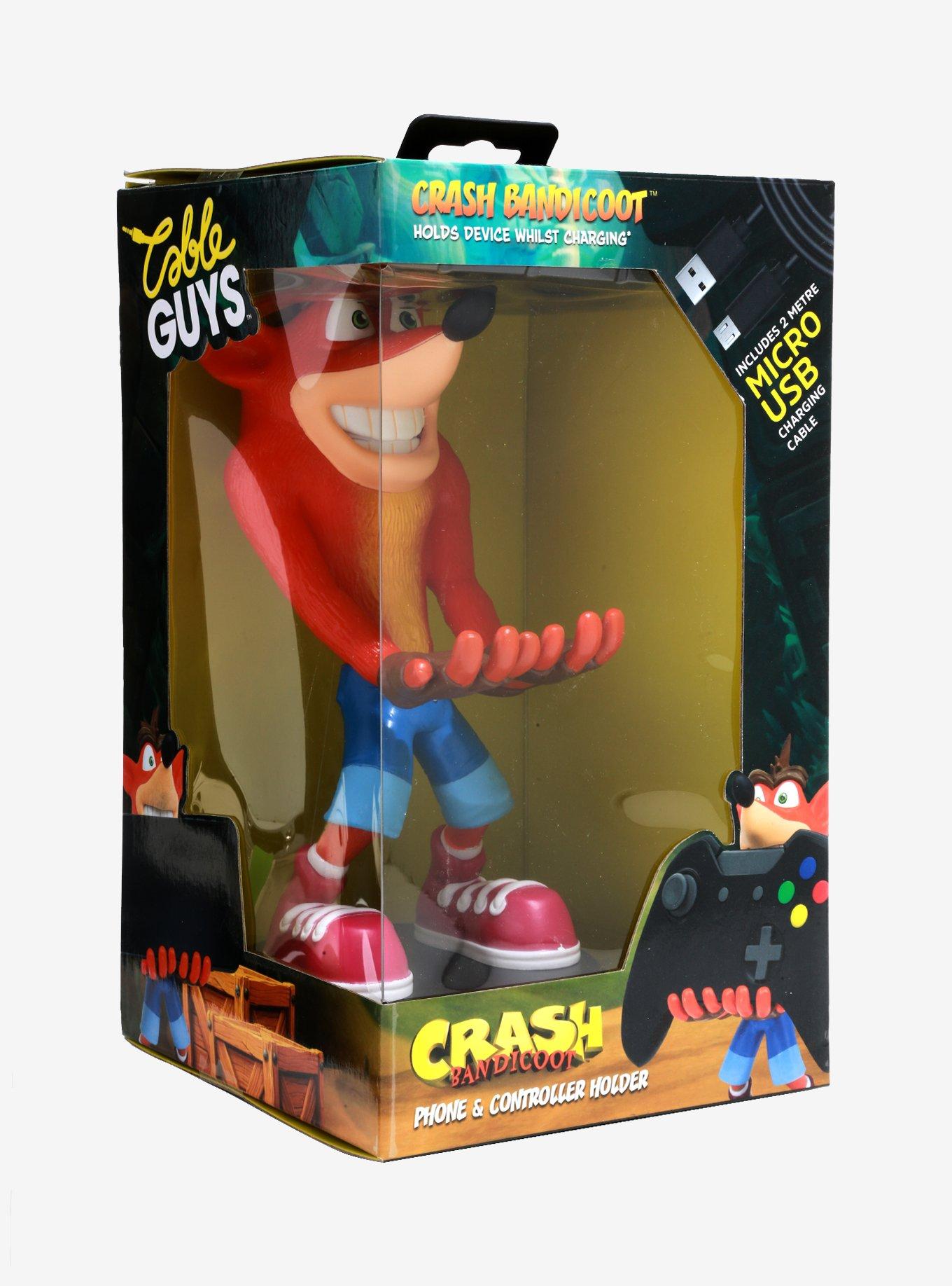Exquisite Gaming Crash Bandicoot Cable Guys Crash Phone & Controller Holder, , alternate