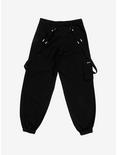 Black Strap Ultra Hi-Rise Jogger Pants, BLACK, alternate