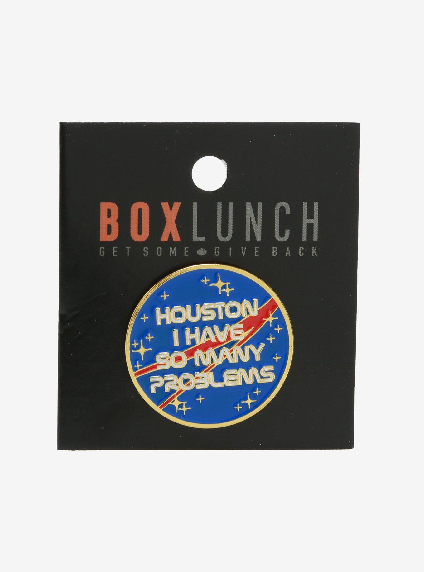 Houston So Many Problems Space Enamel Pin - BoxLunch Exclusive, , alternate