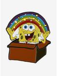 SpongeBob SquarePants Imagination Rainbow Light-Up Enamel Pin - BoxLunch Exclusive, , alternate