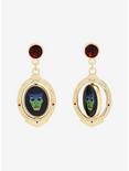 Disney Snow White and the Seven Dwarfs Magic Mirror Spinning Earrings - BoxLunch Exclusive, , alternate