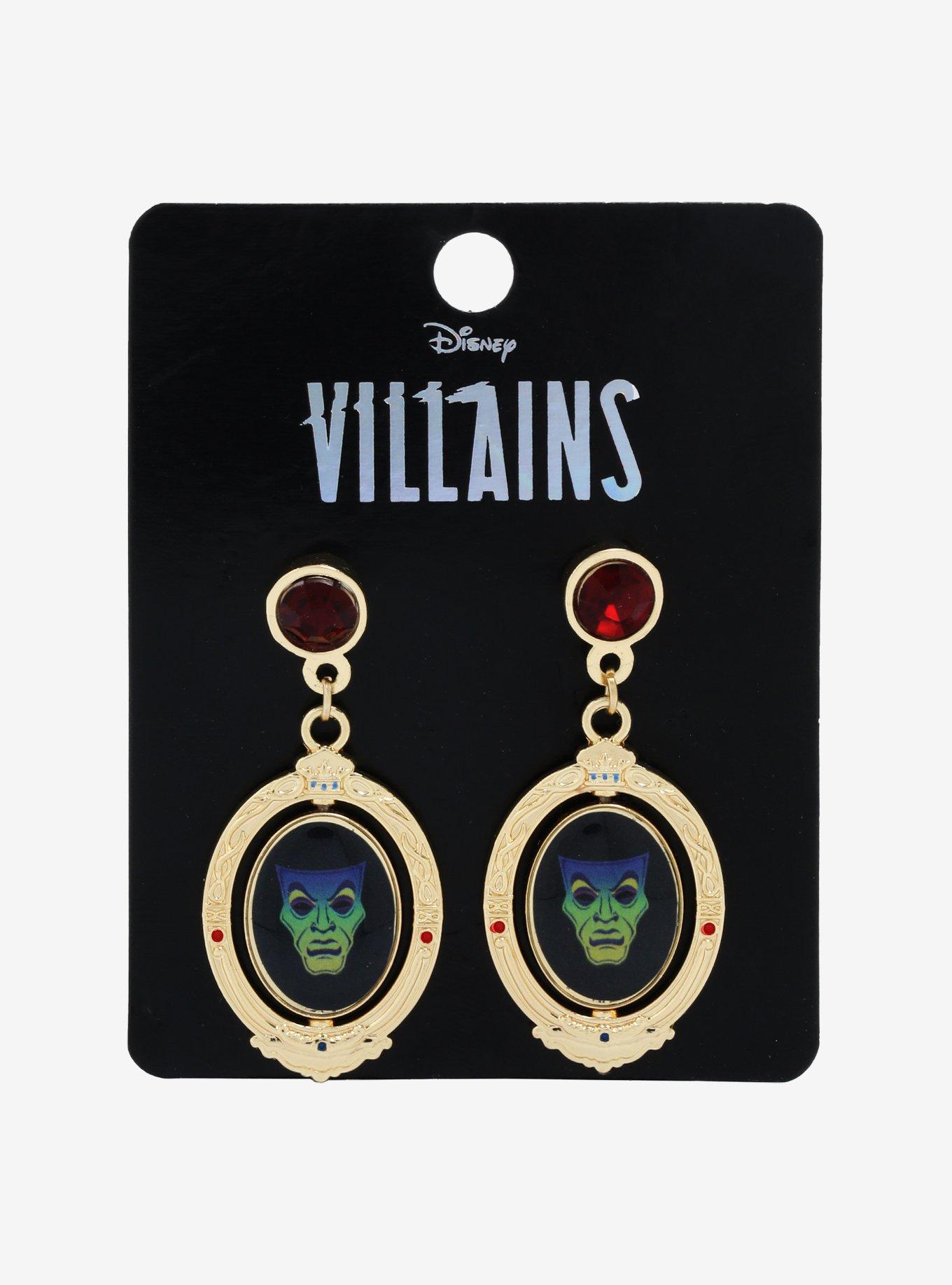 Disney Snow White and the Seven Dwarfs Magic Mirror Spinning Earrings - BoxLunch Exclusive, , alternate