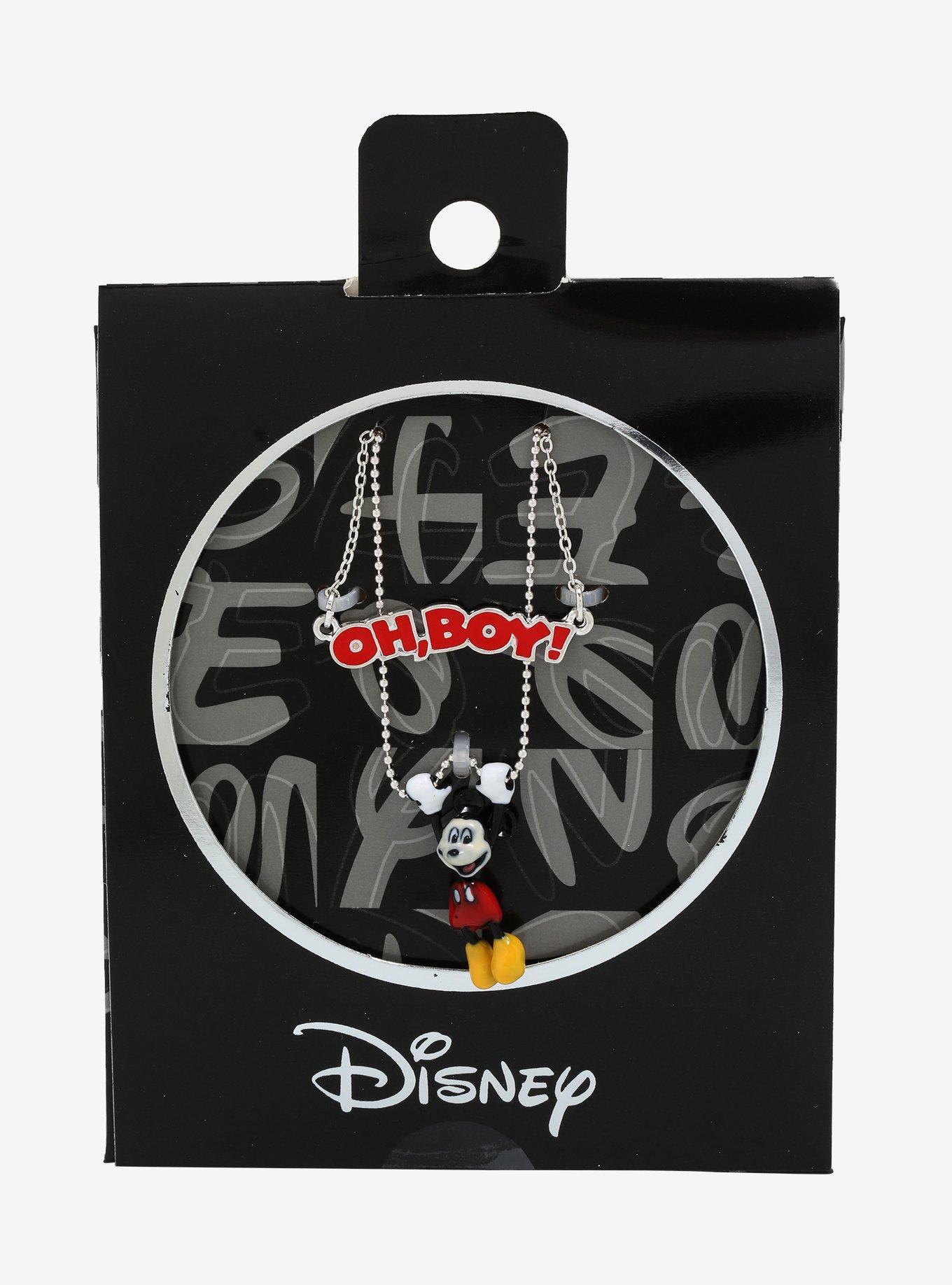 Disney Mickey Mouse Oh Boy Necklace Set - BoxLunch Exclusive, , alternate