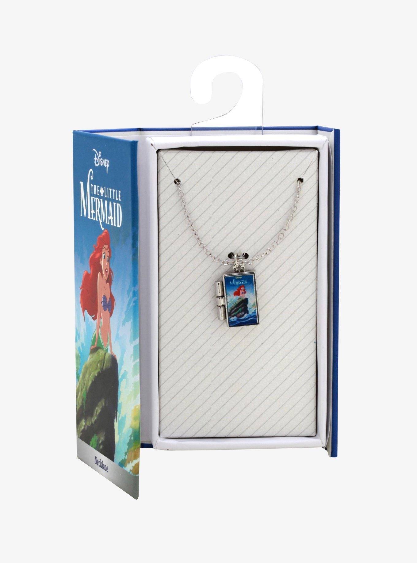 Disney The Little Mermaid VHS Locket Necklace - BoxLunch Exclusive, , alternate