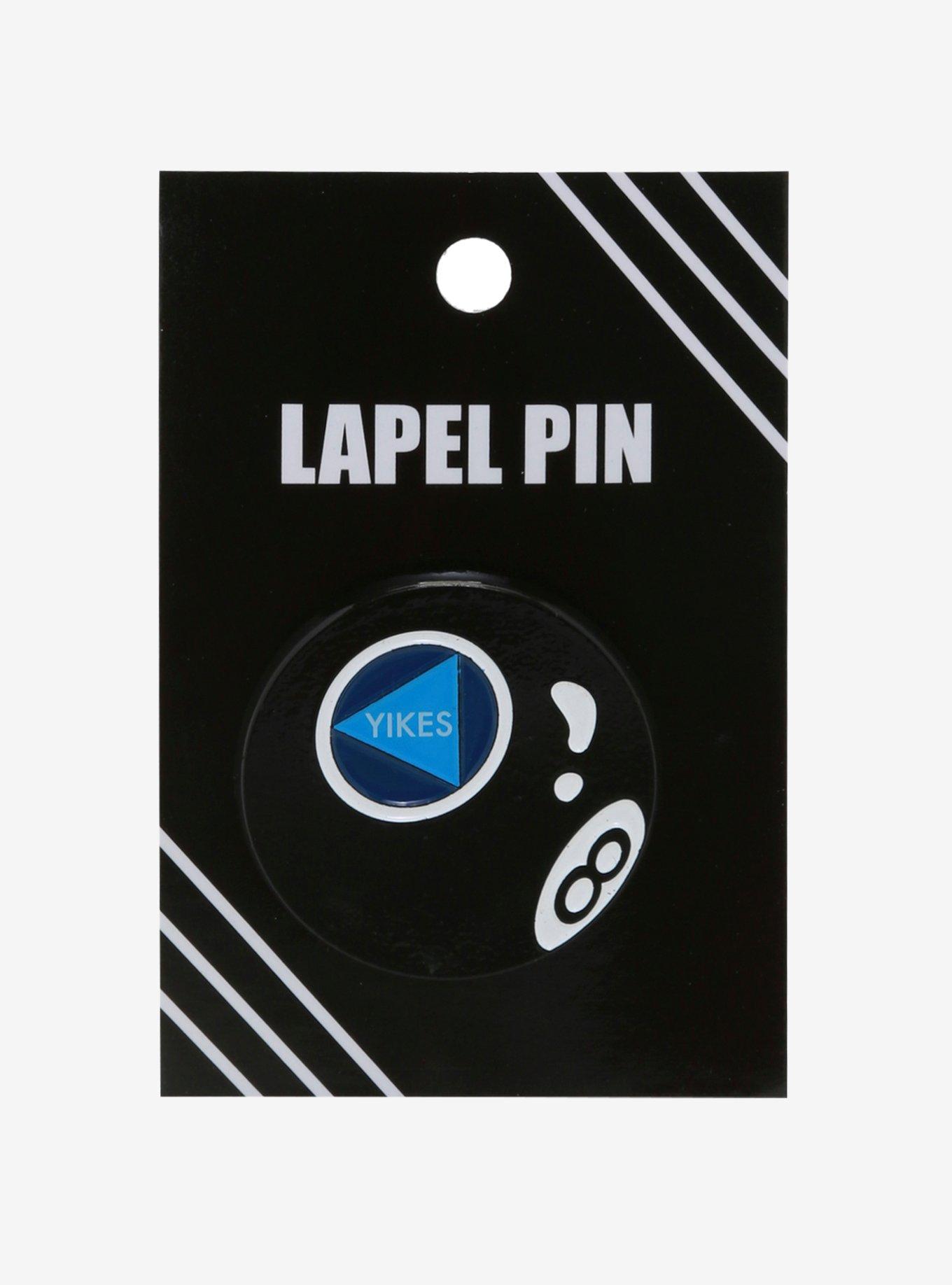 Magic 8 Ball Yikes Enamel Pin, , alternate