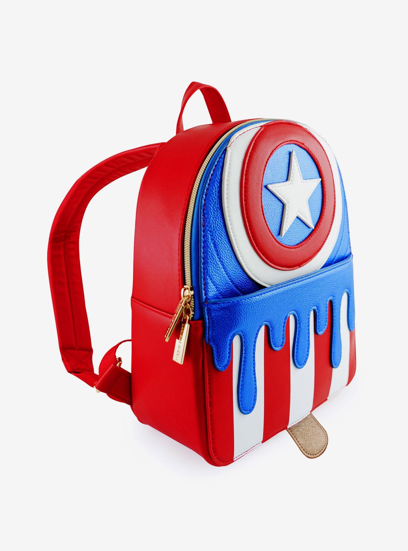 Danielle Nicole Marvel Captain America Ice Cream Mini Backpack, , alternate