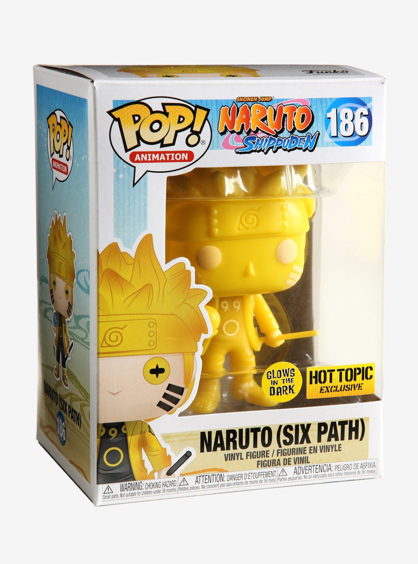 Funko Naruto Shippuden Pop! Animation Naruto (Six Path) Glow-In-The-Dark Vinyl Figure Hot Topic Exclusive, , alternate