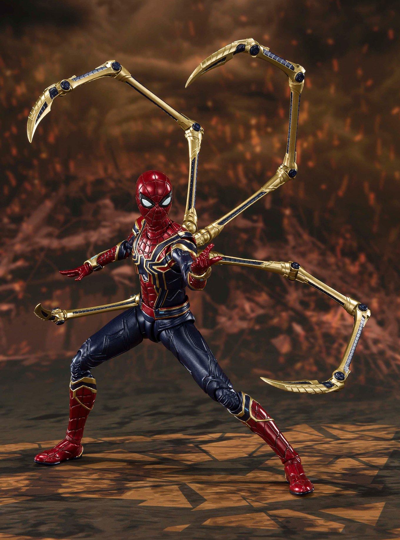 Bandai Spirits Marvel Avengers: Endgame S.H.Figuarts Iron Spider (Final Battle Edition) Action Figure, , alternate
