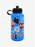 The Office Sticker Icons Water Bottle, , alternate