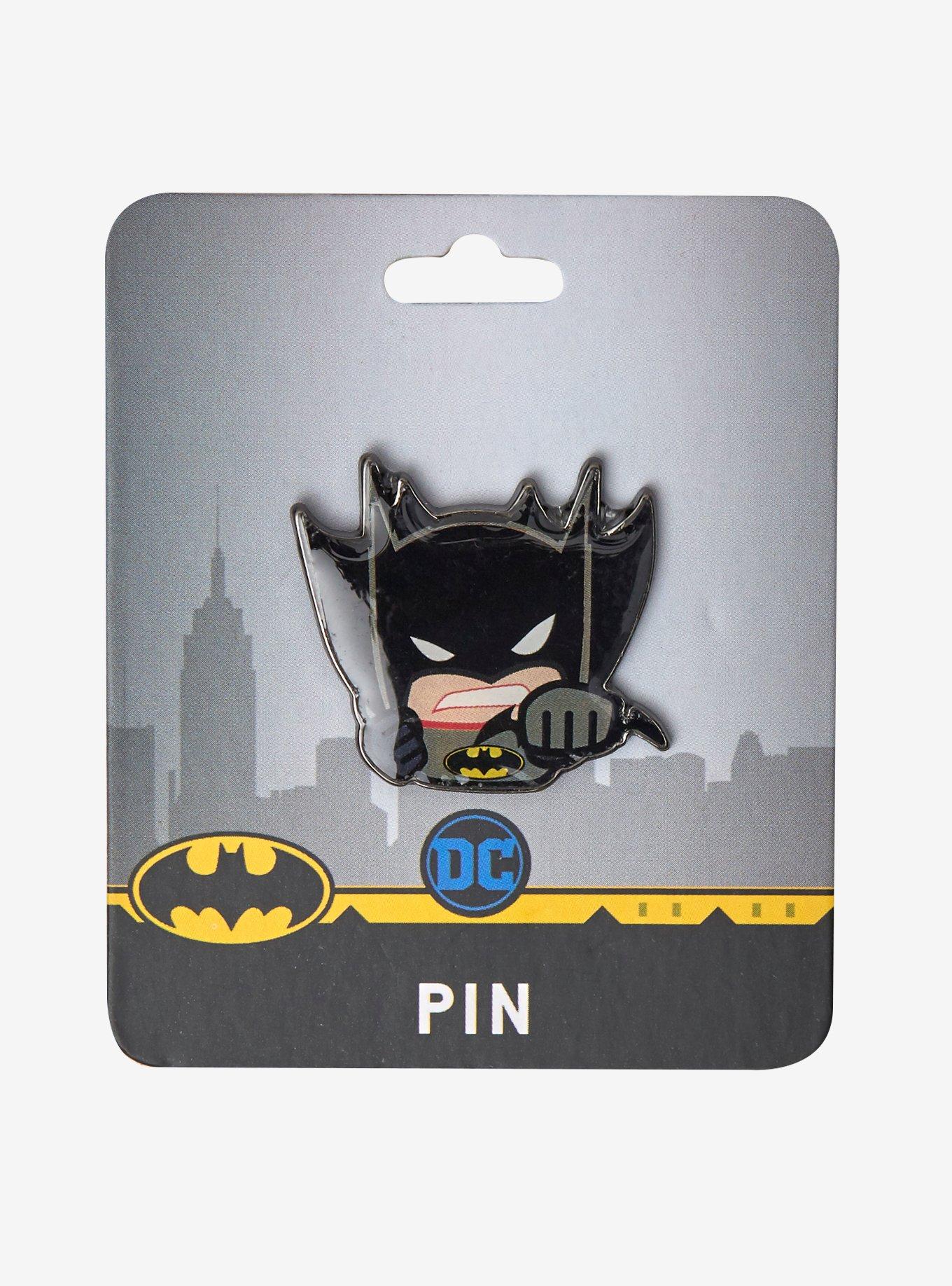 DC Comics Batman Flying Enamel Pin, , alternate