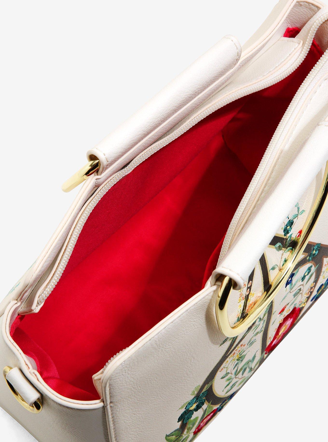 Loungefly Harry Potter Deathly Hallows Floral Handbag - BoxLunch Exclusive, , alternate