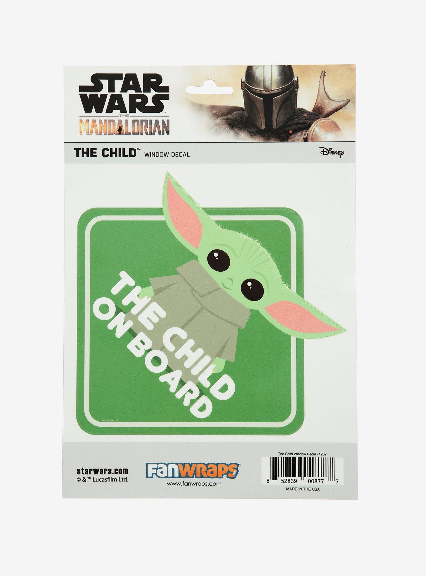 Star Wars The Mandalorian The Child On Board Decal, , alternate