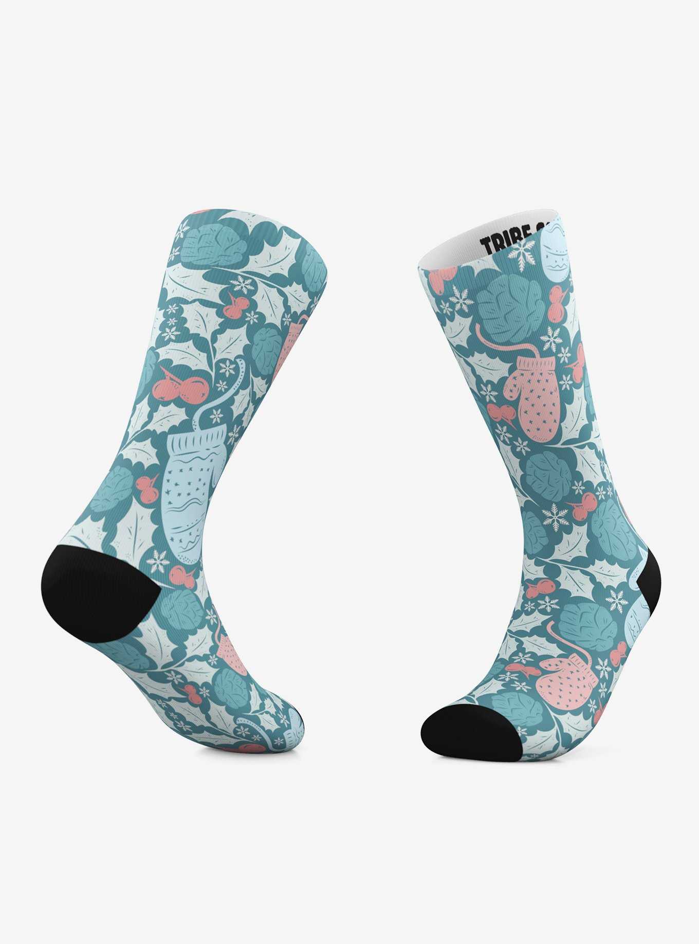 Winter Skater And Wintery Awesomeness Crew Socks 2 Pair, , hi-res