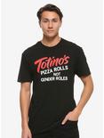 Totino's Pizza Rolls Not Gender Roles T-Shirt, BLACK, alternate