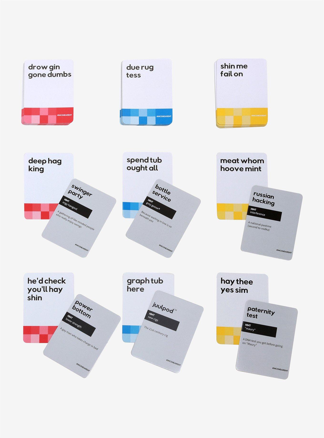 Incohearent Board Game, , alternate