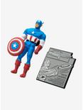 Marvel Captain America Retro Action Figure 80 Years Enamel Pin Set, , alternate