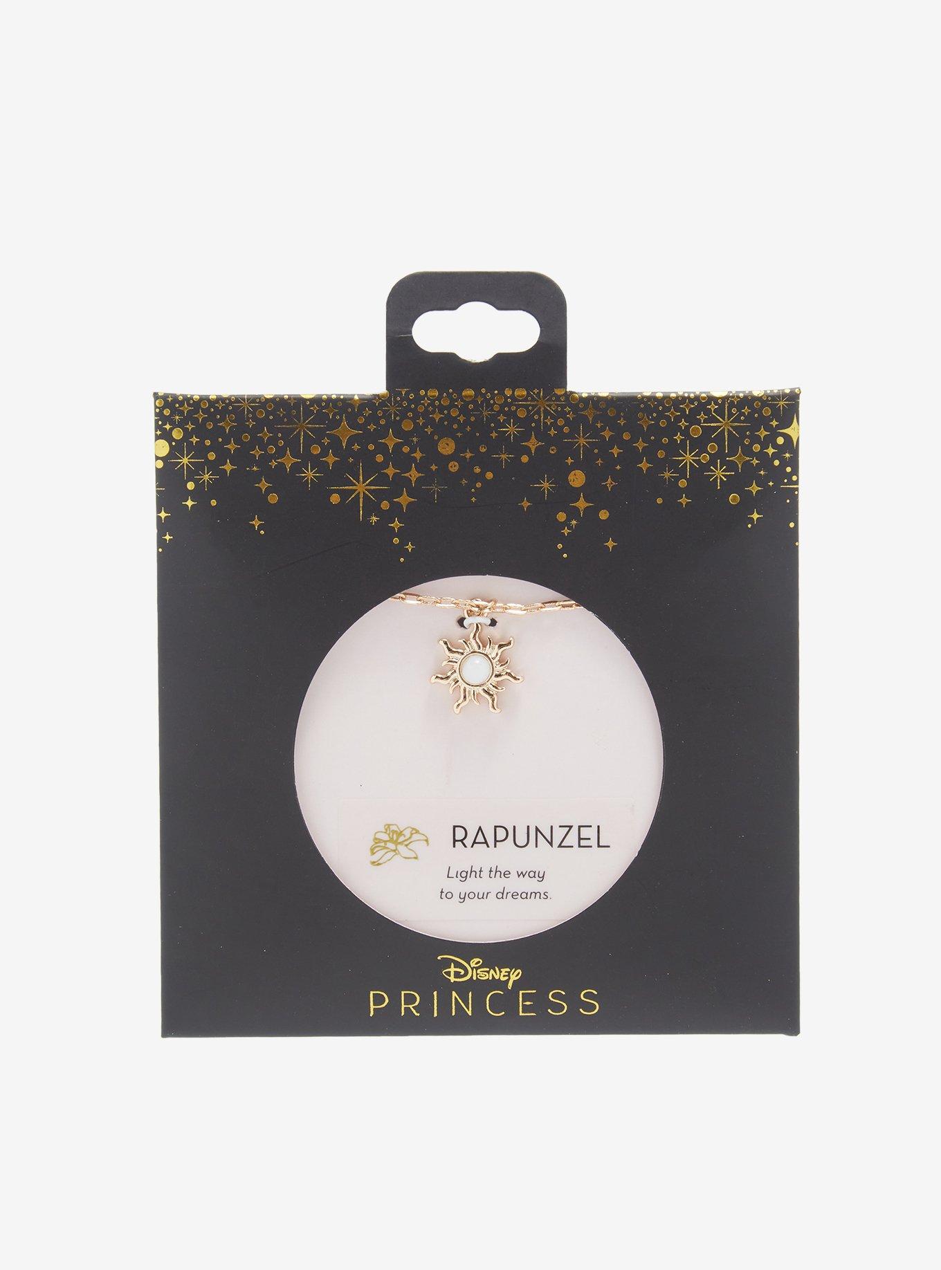 Disney Princess Rapunzel Opal Sun Necklace, , alternate