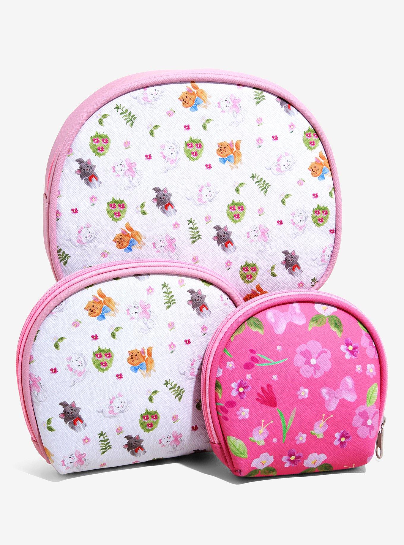 Disney The Aristocats Marie Floral Cosmetic Bag Set - BoxLunch Exclusive, , alternate