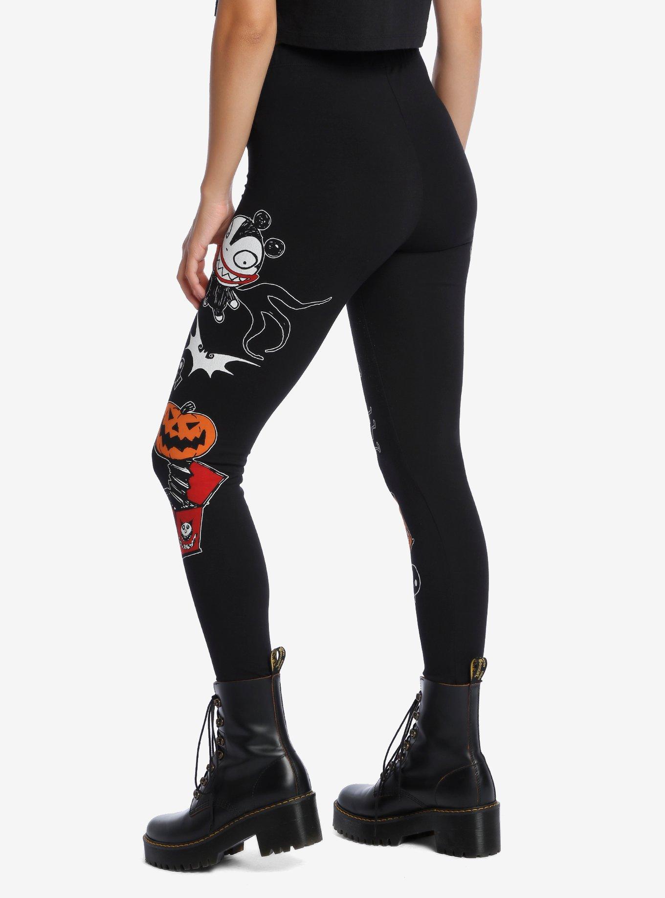 Fall Outfit Featuring Nightmare Before Christmas Leggings + a Halloween  Purse - Kentucky Girl Ramblings